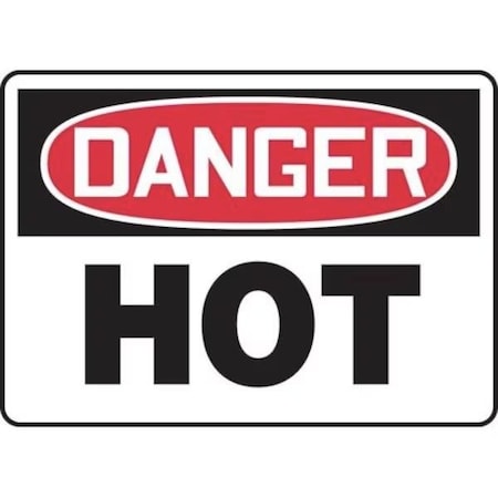 Accuform OSHA DANGER SAFETY SIGN HOT 10 X MCPG020XL MCPG020XL